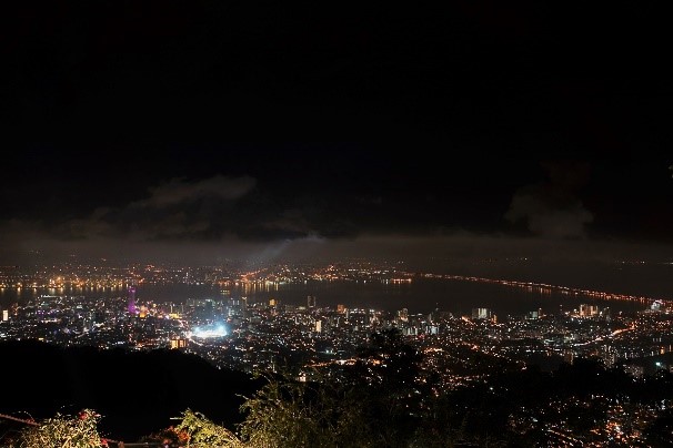 A view of Penang from Penang Hill.
