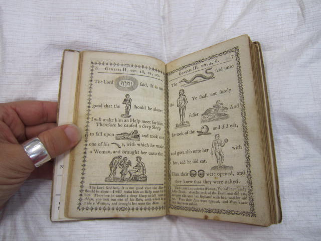 SxUniversityRareBooks/72 - A curious hieroglyphick Bible, or, Select passages in the Old and New Testaments, represented with emblematical figures for the amusement of youth, 1791