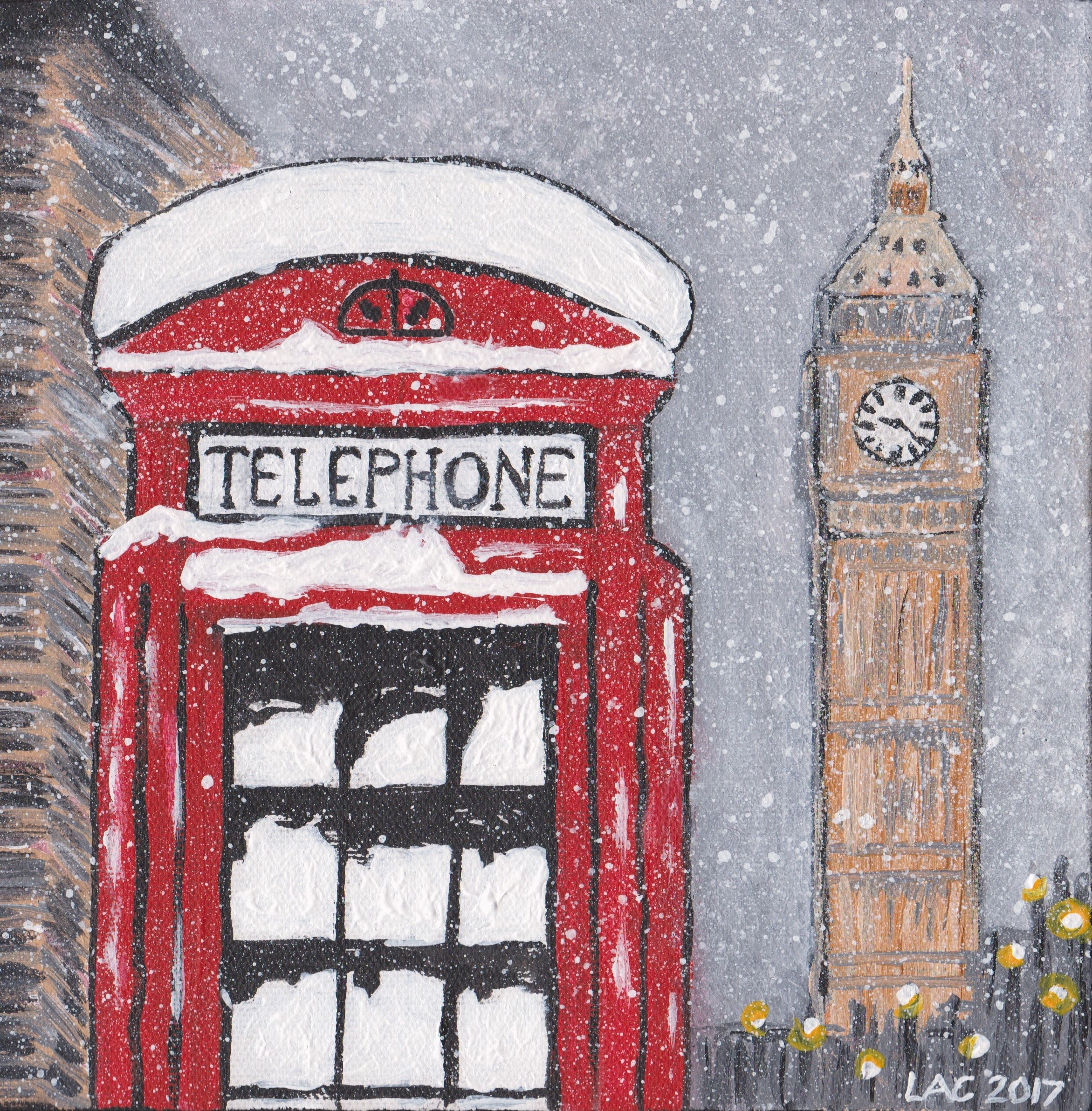 Painting of London by Lindsay Crook