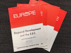 Europe Regional Development and the EEC 