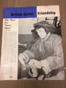 This is an example from the Social Movements category. It is a pamphlet called British-Soviet Friendship
