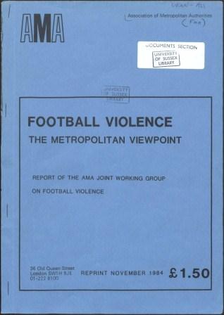 Football Violence - the Metropolitan Viewpoint_page1_image1