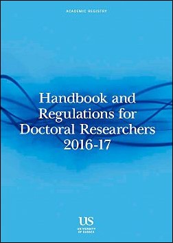 Handbook and Regulations for Doctoral Researchers