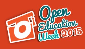 Open Education Week logo (orange) from http://www.openeducationweek.org/