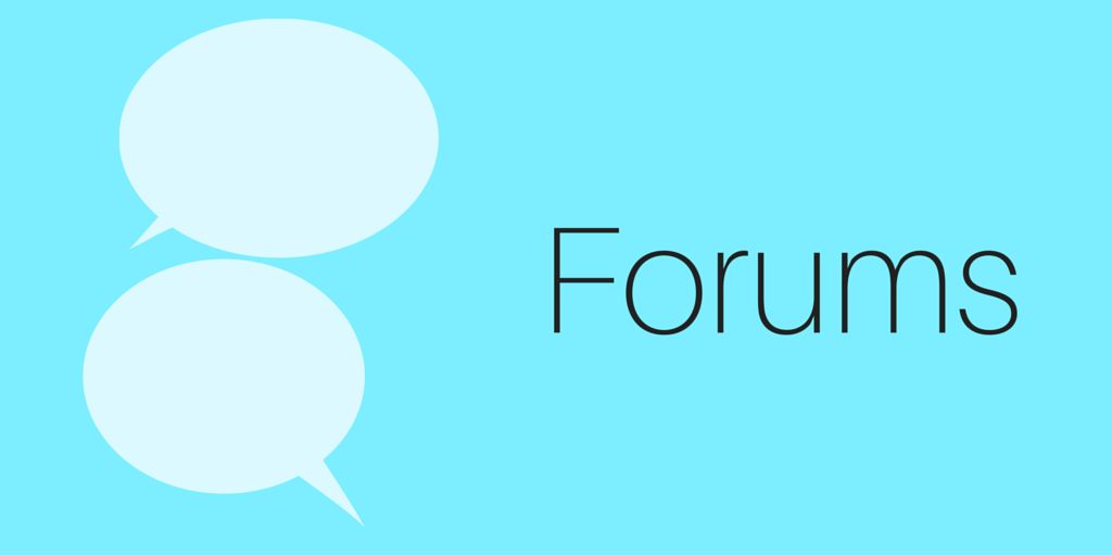 Forums for learning