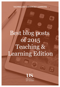 The Technology Enhanced Learning Ebook - a collection of the best blog posts. 