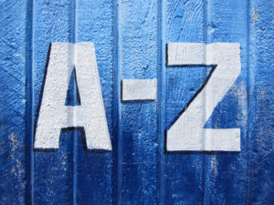An image of an A - Z (apps)
