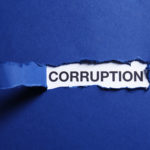 View,On,Word,Corruption,Through,Torn,Paper