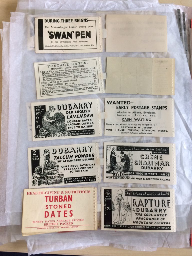 A selection of stamp adverts for Dubarry products