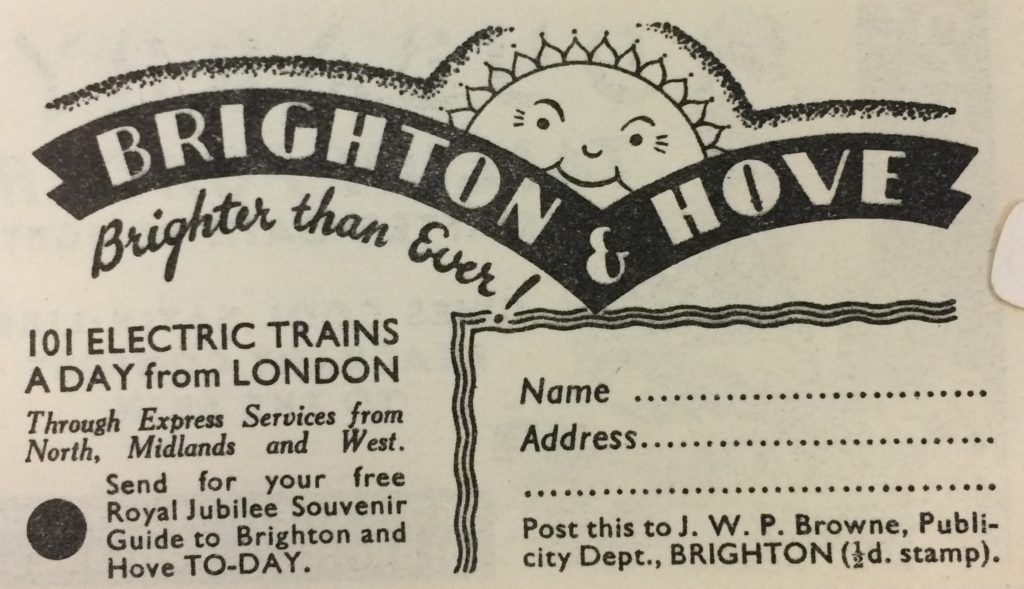 An advert for Brighton & Hove