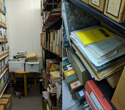 A picture of some BLDS archival material