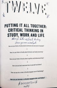 How do you critically think about information image