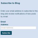 Susbcribe to our blog