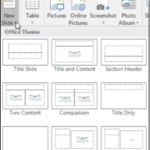 PowerPoint slide layouts