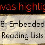 8 Embedded Reading Lists