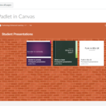 Padlet embedded in Canvas