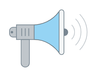 Canvas Announcements megaphone icon