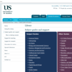 LibrarySubjectGuidesHomepage