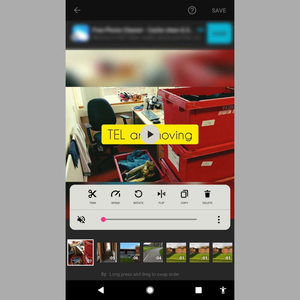 InShot - A video editor for Android and iOS - Educational Enhancement