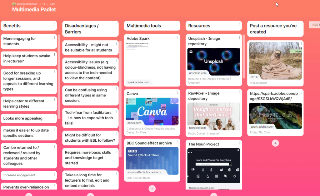 Padlet meaning
