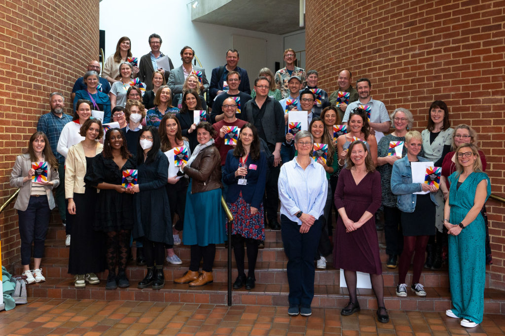 Group of Education Award winners on the steps of the ACCA building