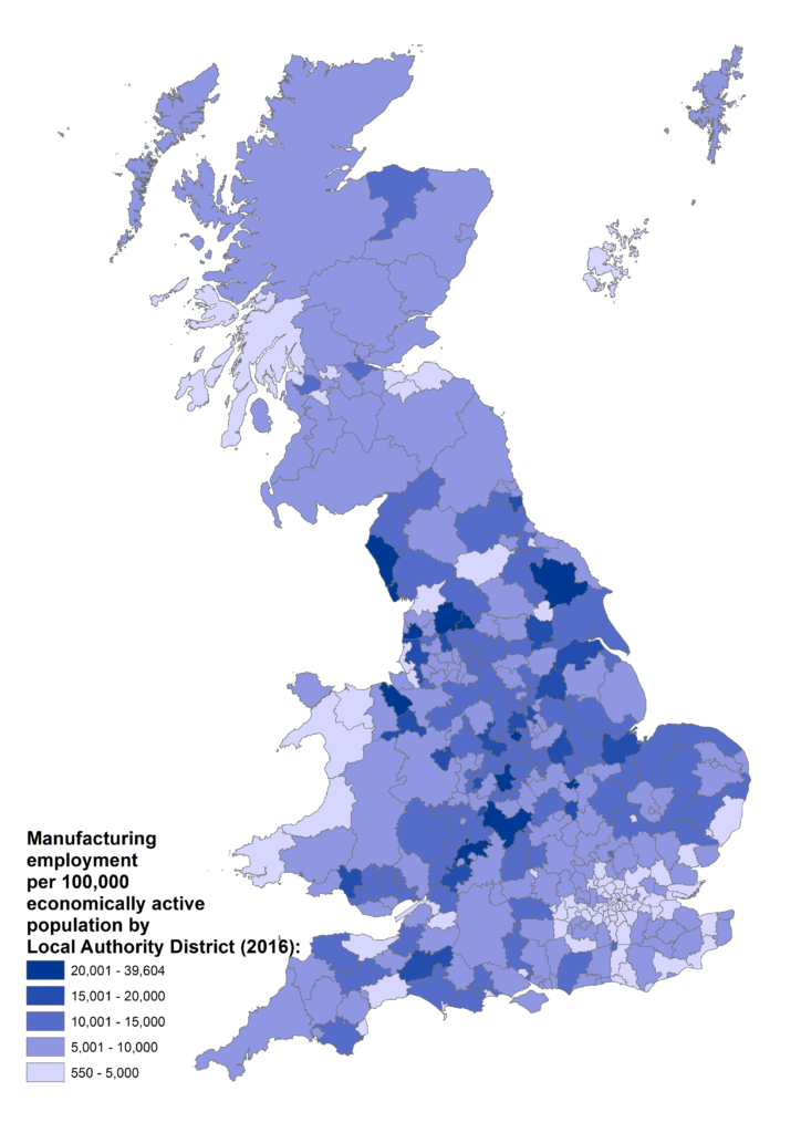 Which Manufacturing Sectors are Most Vulnerable to Brexit? « UK Trade ...